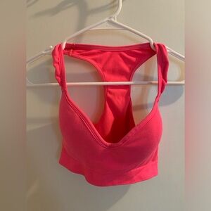 Hot Pink Sports Bra